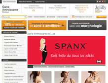 Tablet Screenshot of gaineamincissante-boutique.fr
